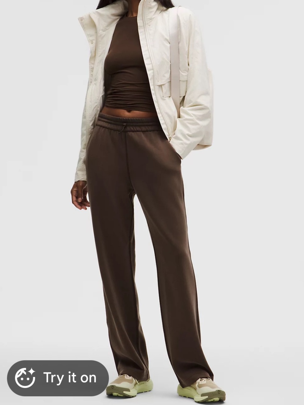 lululemon athletica Brown Softstreme Track Pants